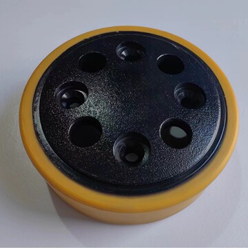 科朗辅助轮132359-32-cn 216*68/77-8孔,辅助聚氨酯胶轮叉车辅助