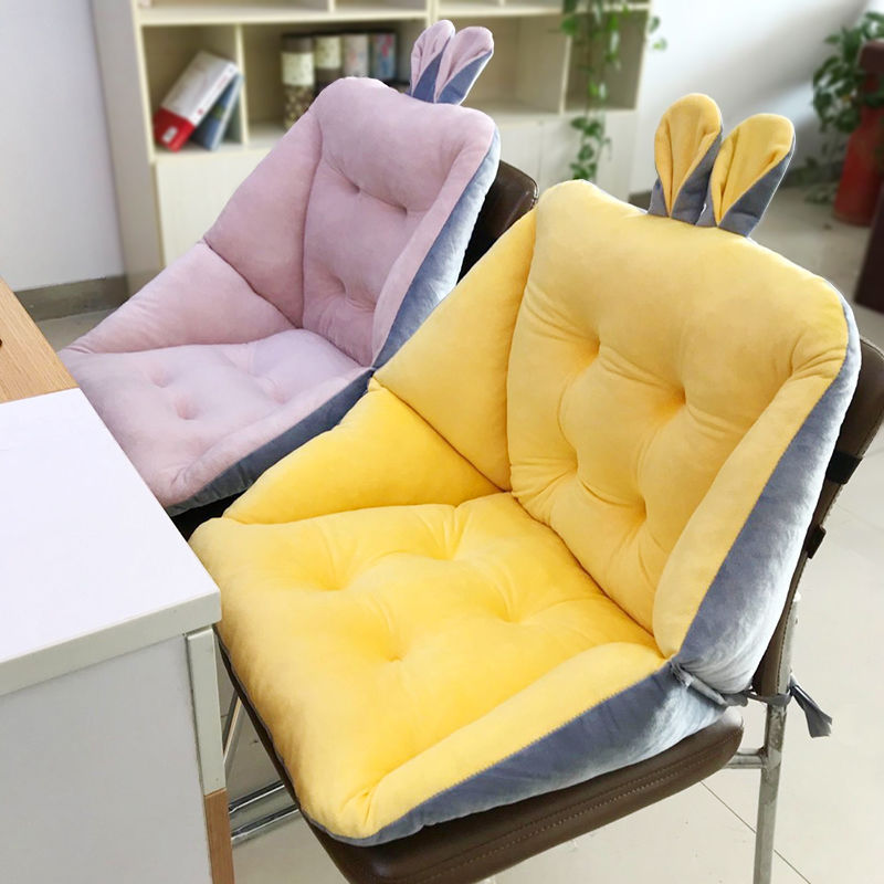 坐垫靠背一体加厚椅子靠垫美臀垫秋冬天教室办公室电脑椅子椅垫子