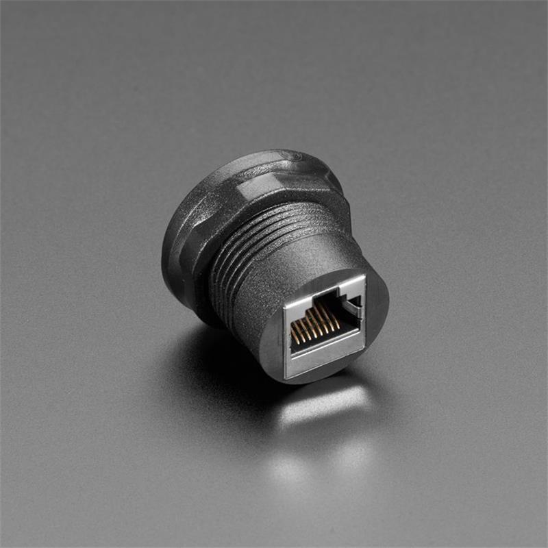 rj45网络转换头 rj45公头转母座连接线适用丰田车安装孔位黑色 mp