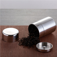 304不锈钢茶叶罐双层盖便携旅行密封罐随身密封茶叶盒收纳储批发