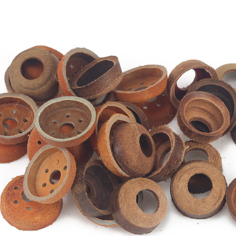 老式打气筒皮碗配件耐磨气泵活塞密封圈胶圈气嘴牛筋高压牛皮碗