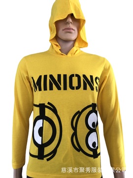 定做户外运动长袖速干衣t恤 外贸长袖连帽t恤 全涤