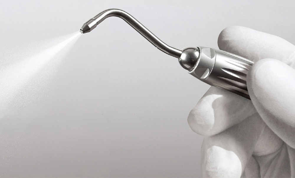 牙科口内喷砂枪 防堵喷砂洗牙机 防回吸系统喷砂洁牙机wh接头快插