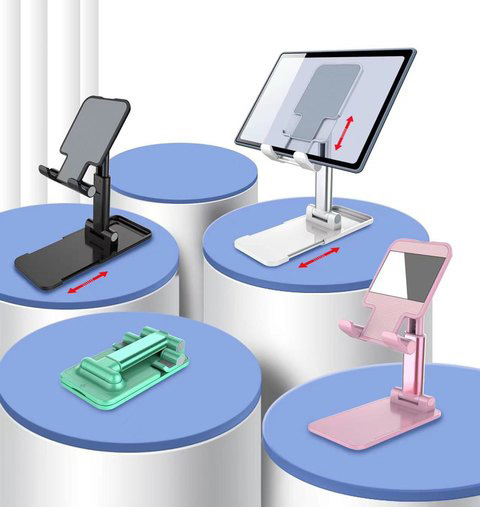 Mobile Phone Stand Desktop Foldable Lifting Lazy Tablet Stand Live Wholesale Office Vertical Vertical Vertical Racket Ornaments