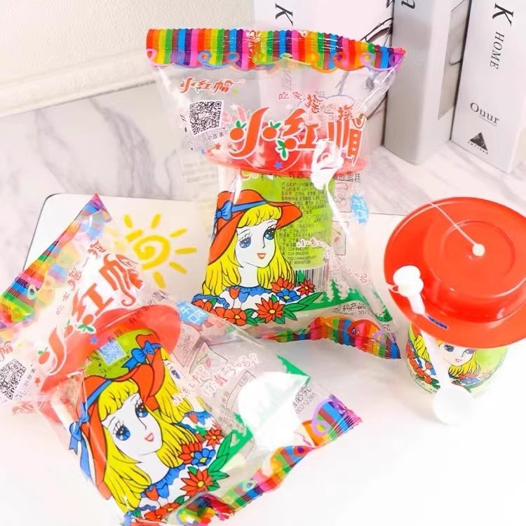 新品礼拜天小红帽冰淇淋大灰狼老式雪糕忆童年回忆摇一摇雪糕冷饮