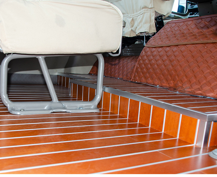 考斯特汽车木地板改装翻新内饰软包内饰翻新改装航空座椅窗帘