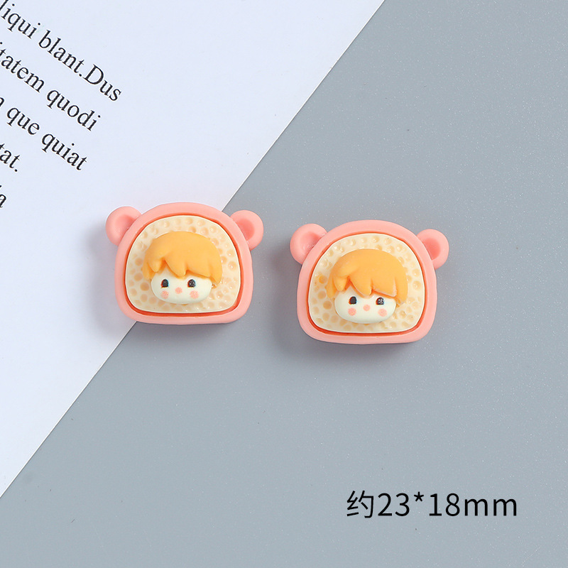 Cartoon Cute Tablets Cake Roll DIY Cream Glue Phone Case Material Package Handmade Hair Accessories Resin Accessories