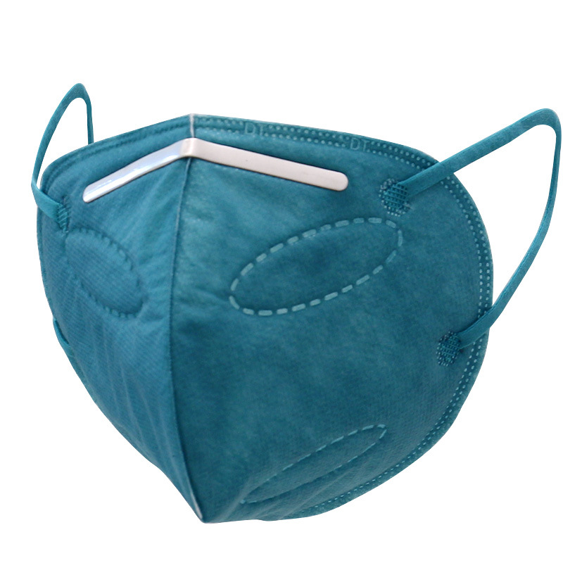 福泽龙医用防护口罩n95墨绿色普元防疫3d立体口罩防尘五层加厚