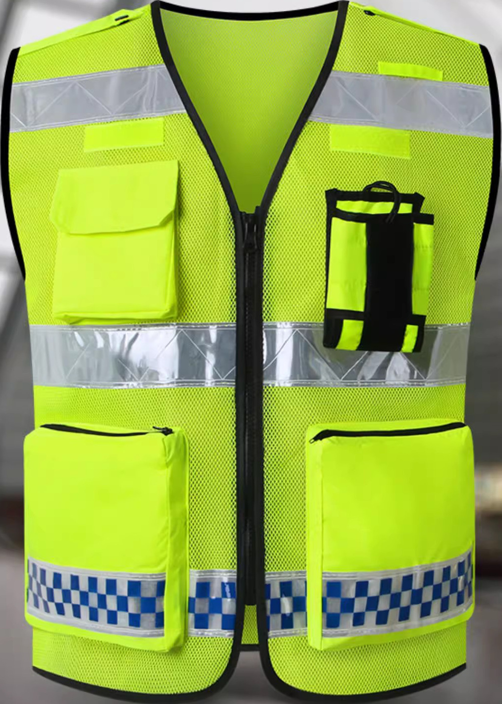 兆轩牛津布防雨警示服交通反光马甲工地反光衣执勤路政反光背心