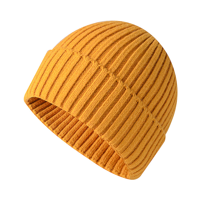 Thickened Knitting Hat for Men and Women Couple Winter Warm Wool Hat Make Your Face Look Smaller Outdoor Windproof Ski Beanie Hat