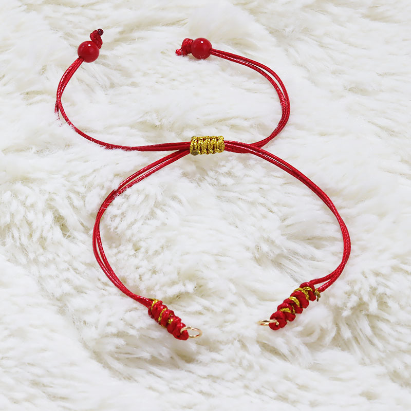 72号绳加金线半成品金刚结手绳可调节diy欧美男女手链配件编绳订