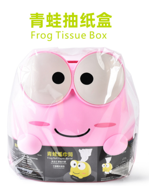 Cartoon Frog Tissue Box