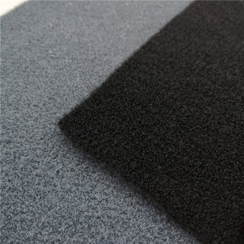 安徽车内装饰高标加厚起绒地毯黑色5毫米拉绒地毯高密度加厚地毯