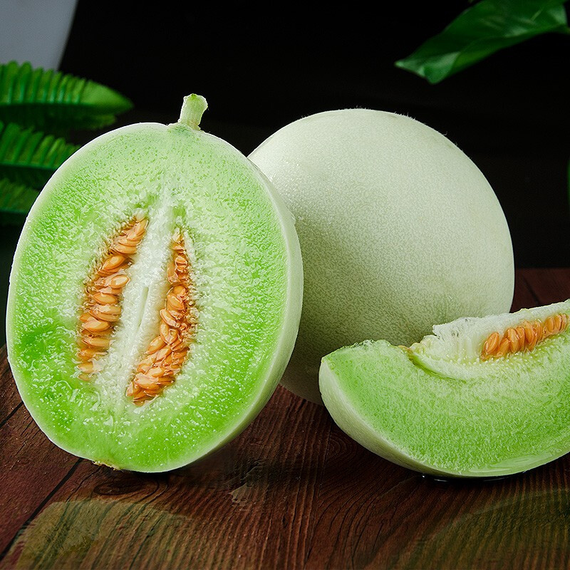 海南玉菇甜瓜新鲜水果哈密瓜当季翡翠白兰瓜冰淇淋脆香蜜瓜