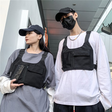 新款潮牌战术马甲包男女机能风工装小背包街头嘻哈多功能腰包胸包