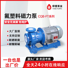 CQB氟塑料磁力泵衬氟泵 耐腐蚀强酸强碱输送泵 浓硫酸高 温化工泵