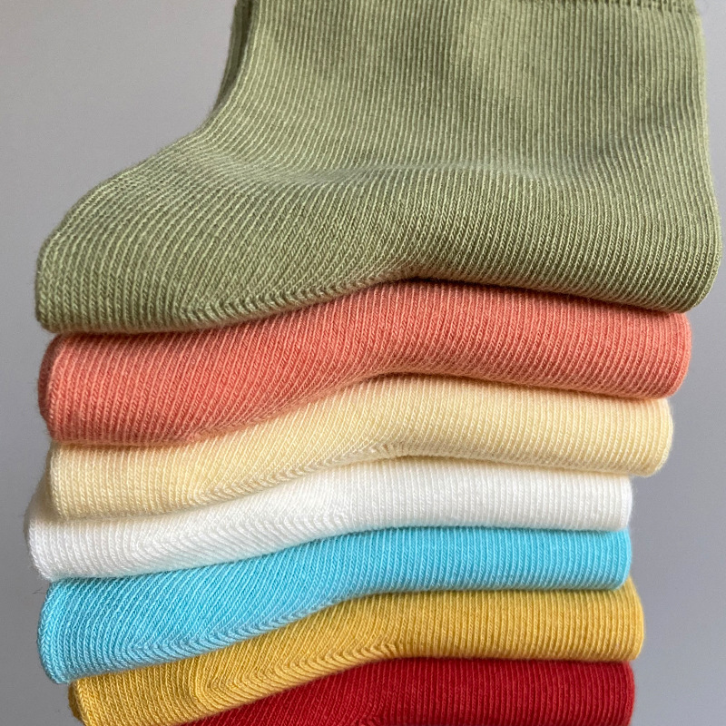 高档32支丝光棉袜子女新疆长绒春韩简约纯色中筒短四季盒装独立包