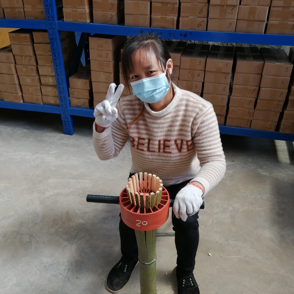 破竹工具篾刀竹刀开片机器高效圆竹劈竹快速竹子速开竹筒切片直径