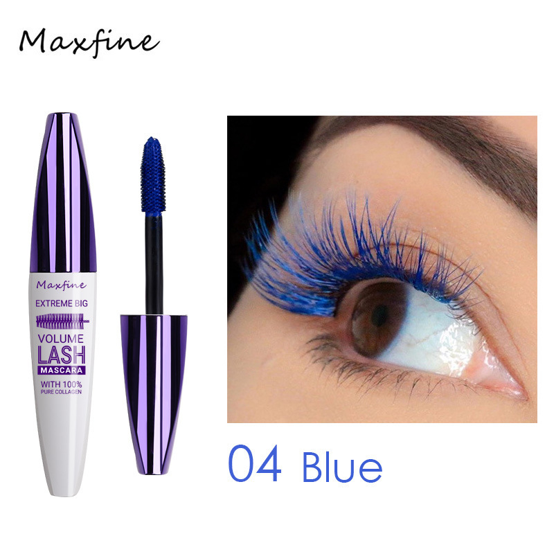 Maxfine 5d Three-Dimensional Mascara Set Wholesale Base Long Lasting Non Smudge Long Lasting Curling Shaping New