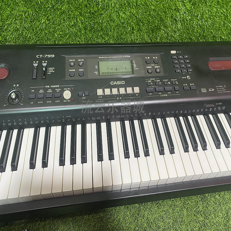 casio卡西欧ct799成人76键儿童成人电子琴仿钢琴按键sd卡力度移调