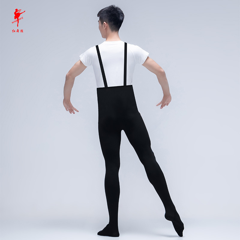 红舞鞋舞蹈裤男芭裤芭蕾舞服薄棉连体裤中芭考级裤练功健身n20002