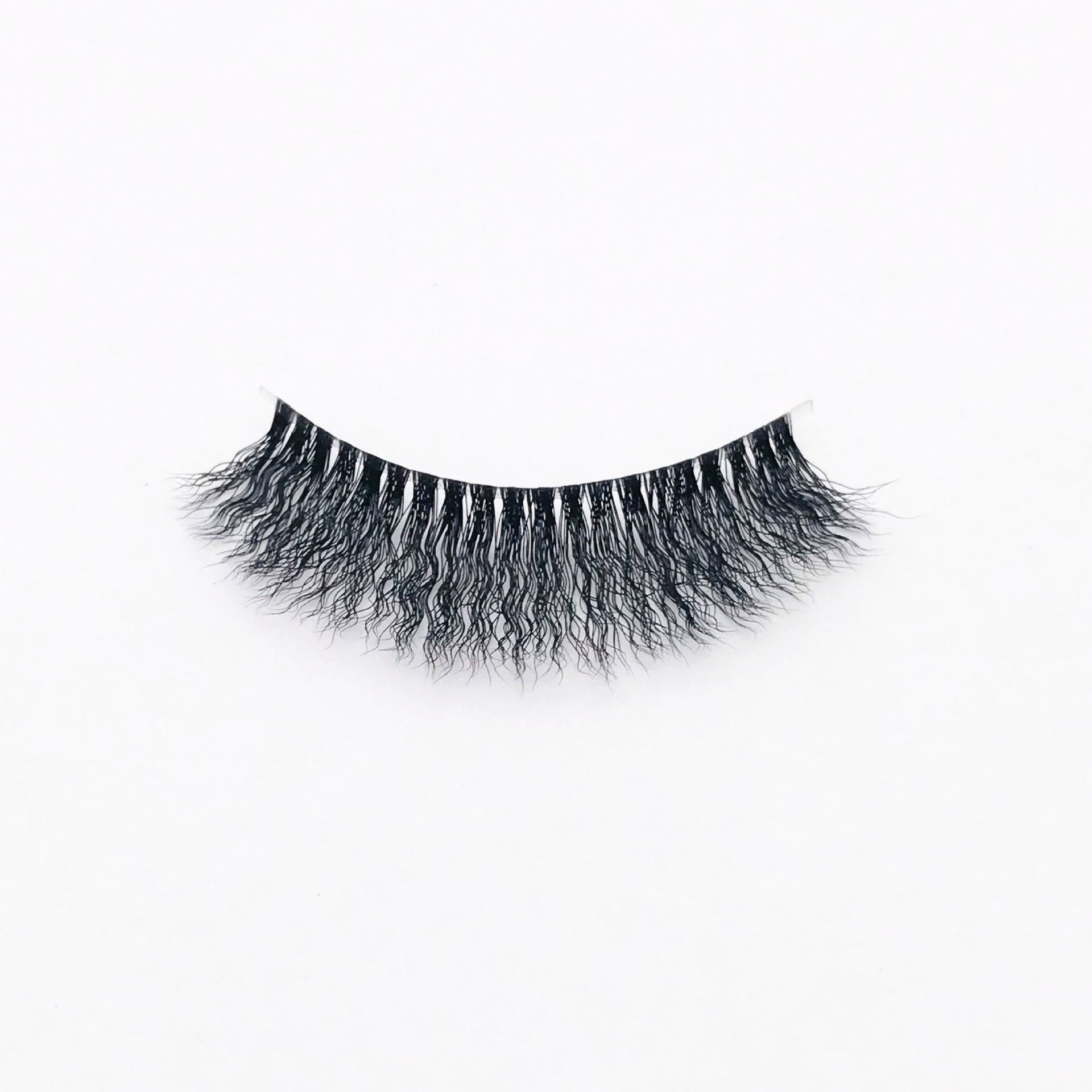 One-Pair Package 0.03 Thick Light Soft Segmented False Eyelashes Fairy Wave Thick Long Stage 8D Eyelash