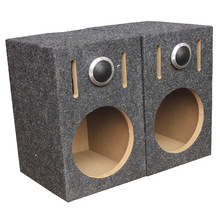 音响箱体空箱可安装高音头汽车喇叭6.5寸方形木箱/低音箱/试音箱