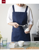 北欧风帆布围裙家用厨房烘焙咖啡店奶茶男女日式美甲服务logo