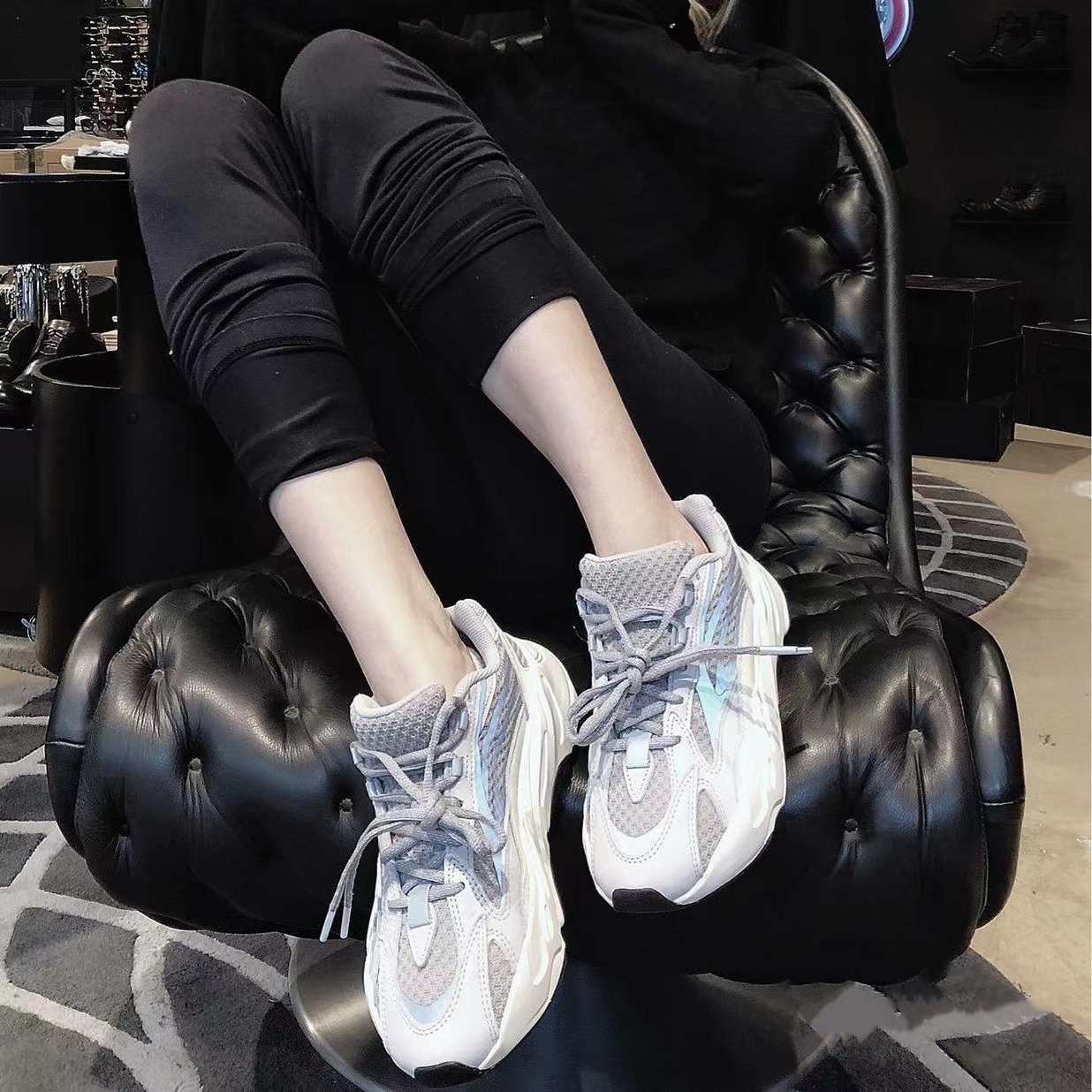 椰子700v2真爆yeezy350满天星老爹鞋海盐男女情侣鞋莆田运动跑鞋