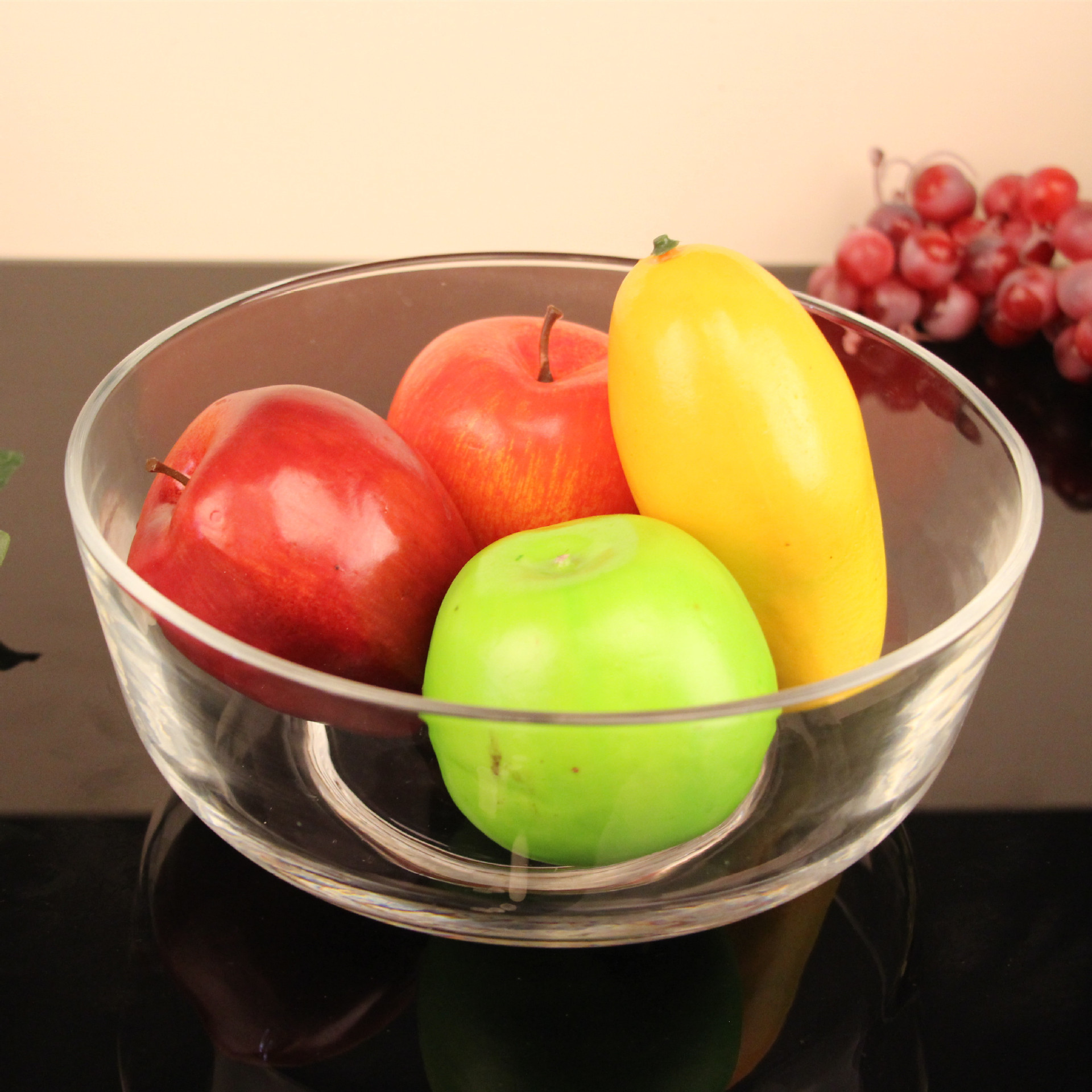 丽尊玻璃碗厨房餐具碗套装大中小号透明玻璃碗蔬菜水果沙拉碗批发