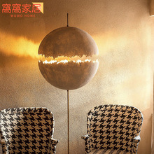 意大利 Postkrisi设计师艺术客厅台灯卧室圆形月球地球玻璃落地灯