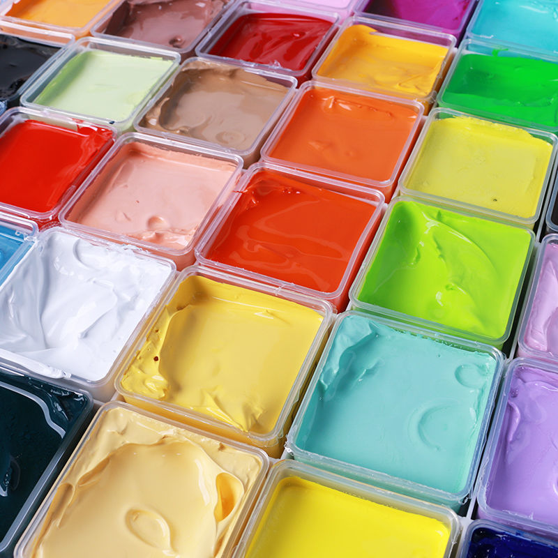 水粉颜料批发套装30ml24色果冻42色联考艺考集训成人美术初学者