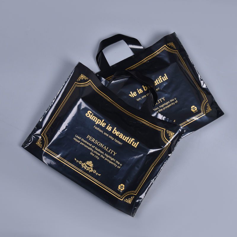 塑料袋批发新款加厚服装店礼品包装袋手提购物袋男装手拎袋子logo
