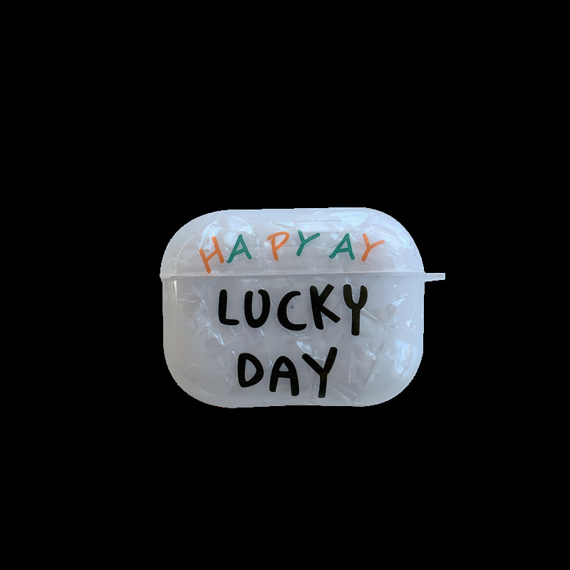 卡通碎花贝壳纹适用airpods pro2/3代苹果蓝牙无线耳机套保护软壳