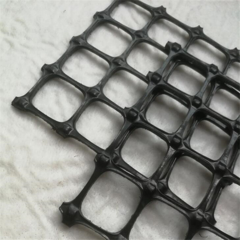 路基加筋加固塑料土工格栅养殖围栏塑料方格网双向拉伸土工格栅