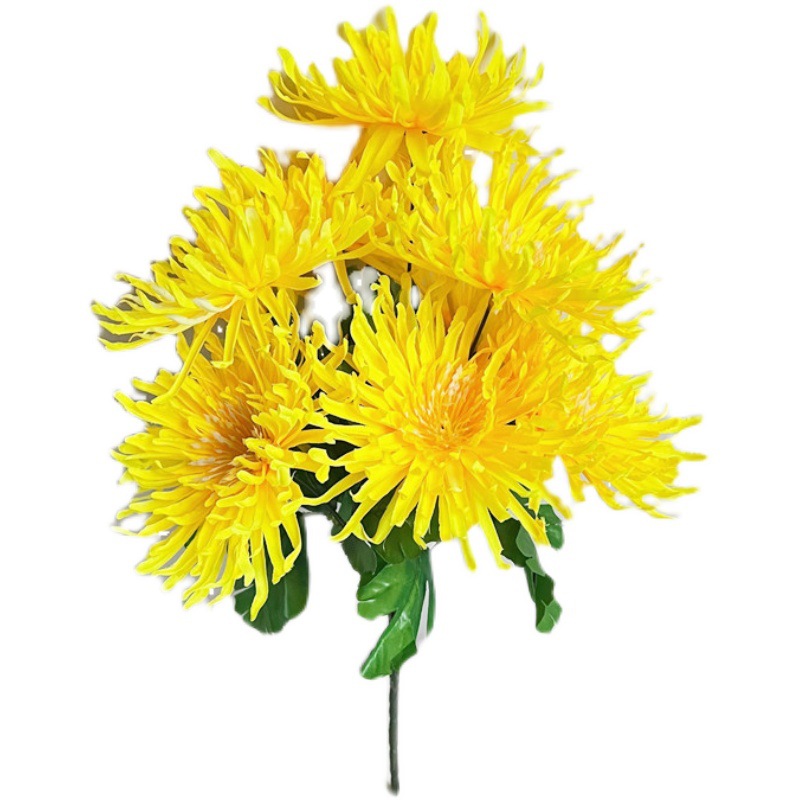 清明节扫墓用 塑料花 假花 祭祀扫墓用品金丝菊花假花束墓地