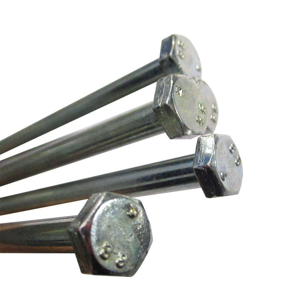 特长螺栓m6*155法兰螺丝/六角法兰面加长螺杆/发电机穿心螺栓碳钢