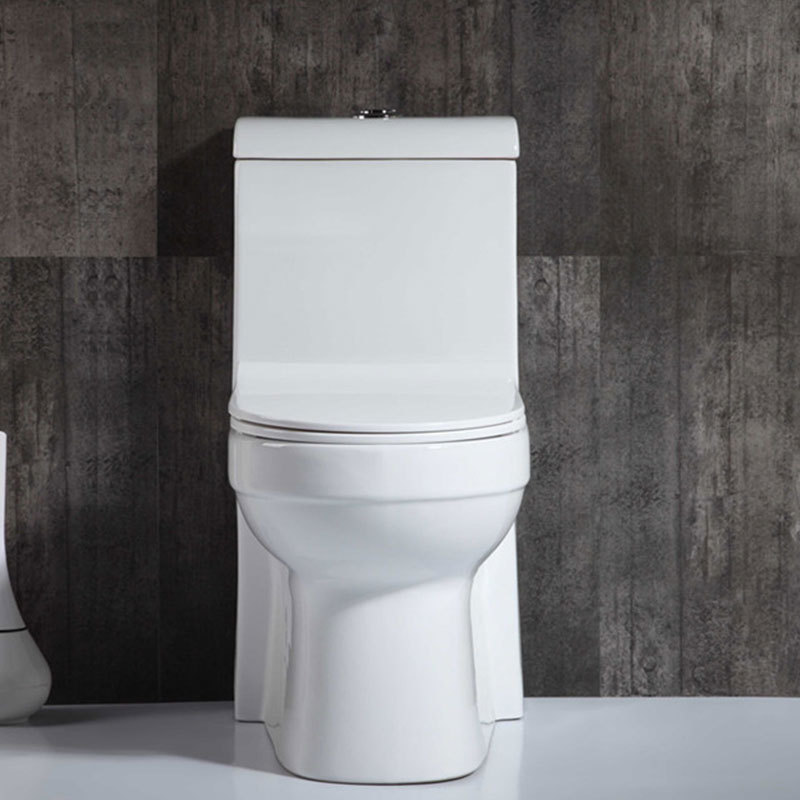 马桶家用冲水坐便器卫生间节水防臭抽水马桶座便器成人坐厕