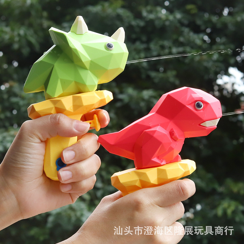 儿童水枪玩具 卡通恐龙造型 夏天宝宝浴室戏水 迷你小水枪-阿里巴巴
