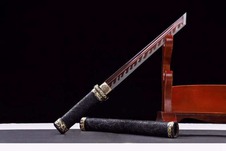 龙泉周匠刀剑宝剑传统工艺品收藏短刀唐横刀唐剑冷兵器批发未开刃