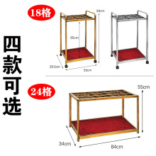 无锁雨伞架银行售楼部钛金雨伞架收纳架办公室酒店简易雨伞架商用