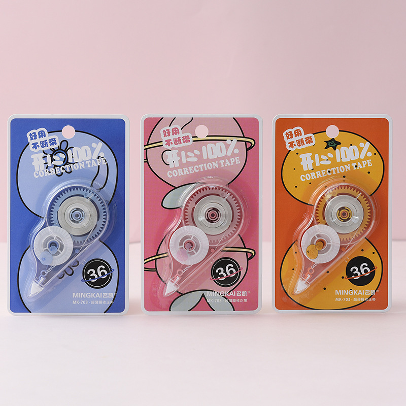 Creative Correction Tape Large Capacity Cute Girl Student Correction Tape Transparent Correction Tape Factory Direct Sales Learning Stationery