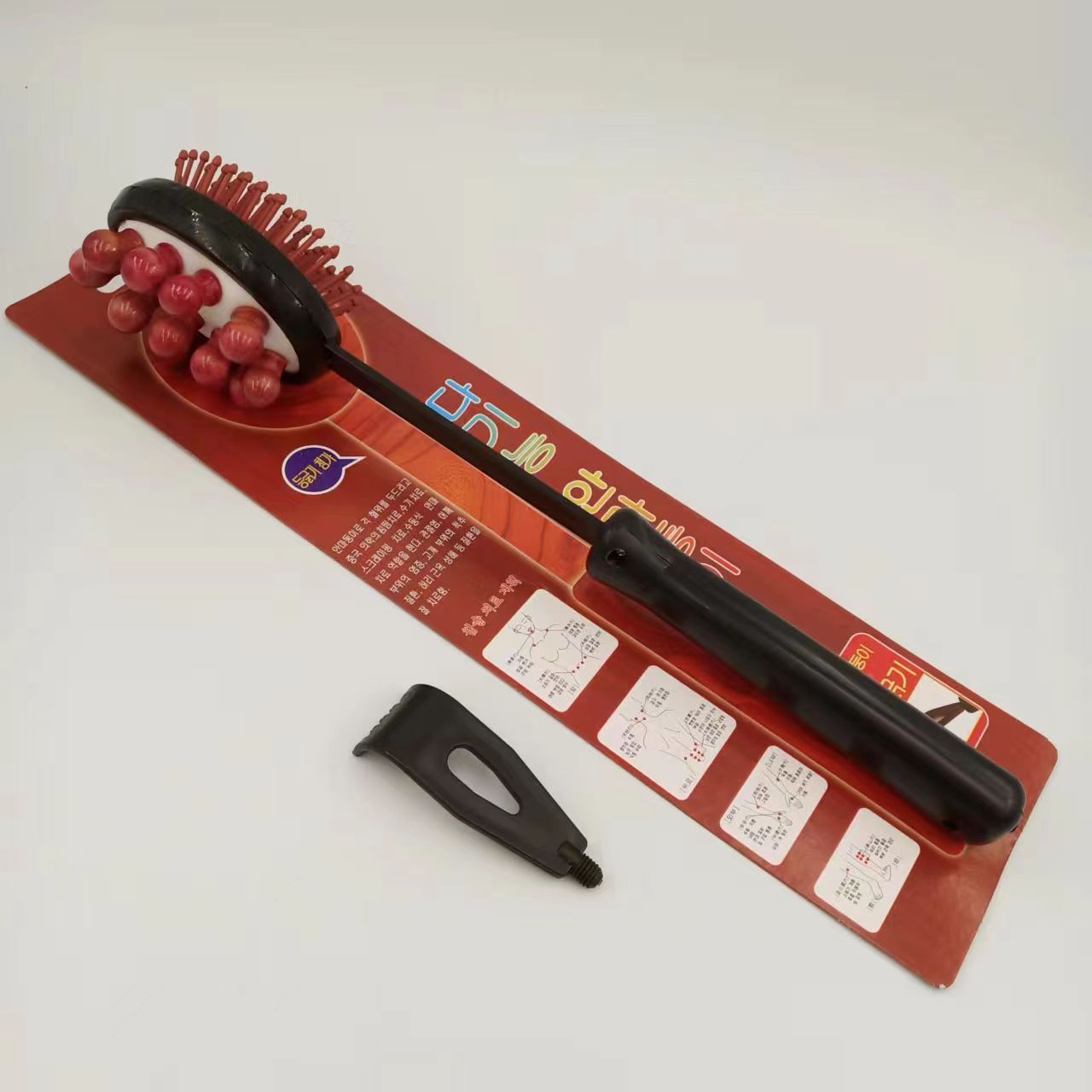 108按摩捶实木双头按摩锤手持式按摩器经络拍打棒老头