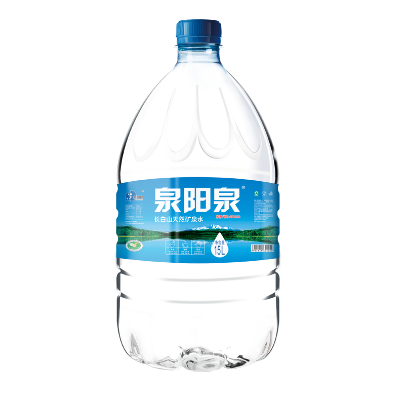 【lm】泉阳泉长白山天然矿泉水放饮水机弱碱15l大桶装畅饮包邮