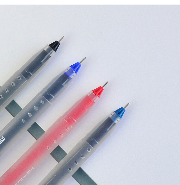 5大容量全针管一次性0.35红蓝黑色水笔一体化笔