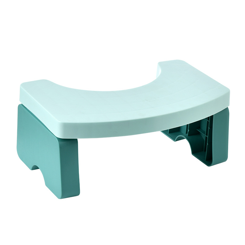 Household Commode Potty Chair Stool Bathroom Stool Adult Ottoman Thickened Toilet Seat Footstool Plastic Toilet Chair