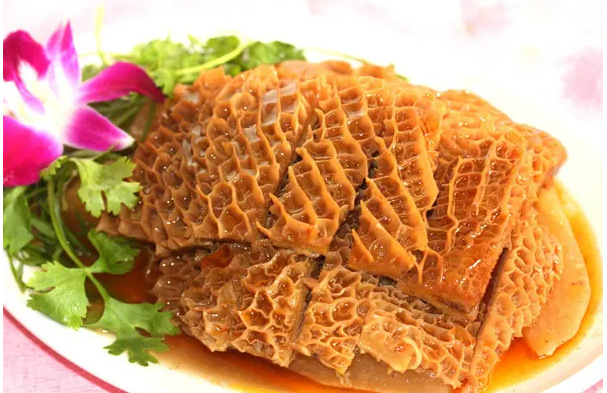 捞得卤香金钱肚五香卤真牛肚金钱肚酱卤味