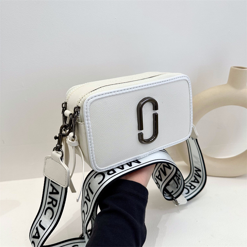 跨境女包2024新款欧美配色mj相机包时尚潮流单肩斜跨包bags小方包