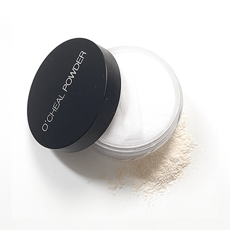 跨境彩妆专供外贸英文版定妆粉散粉哑光珠光散粉蜜粉香蕉散粉粉饼