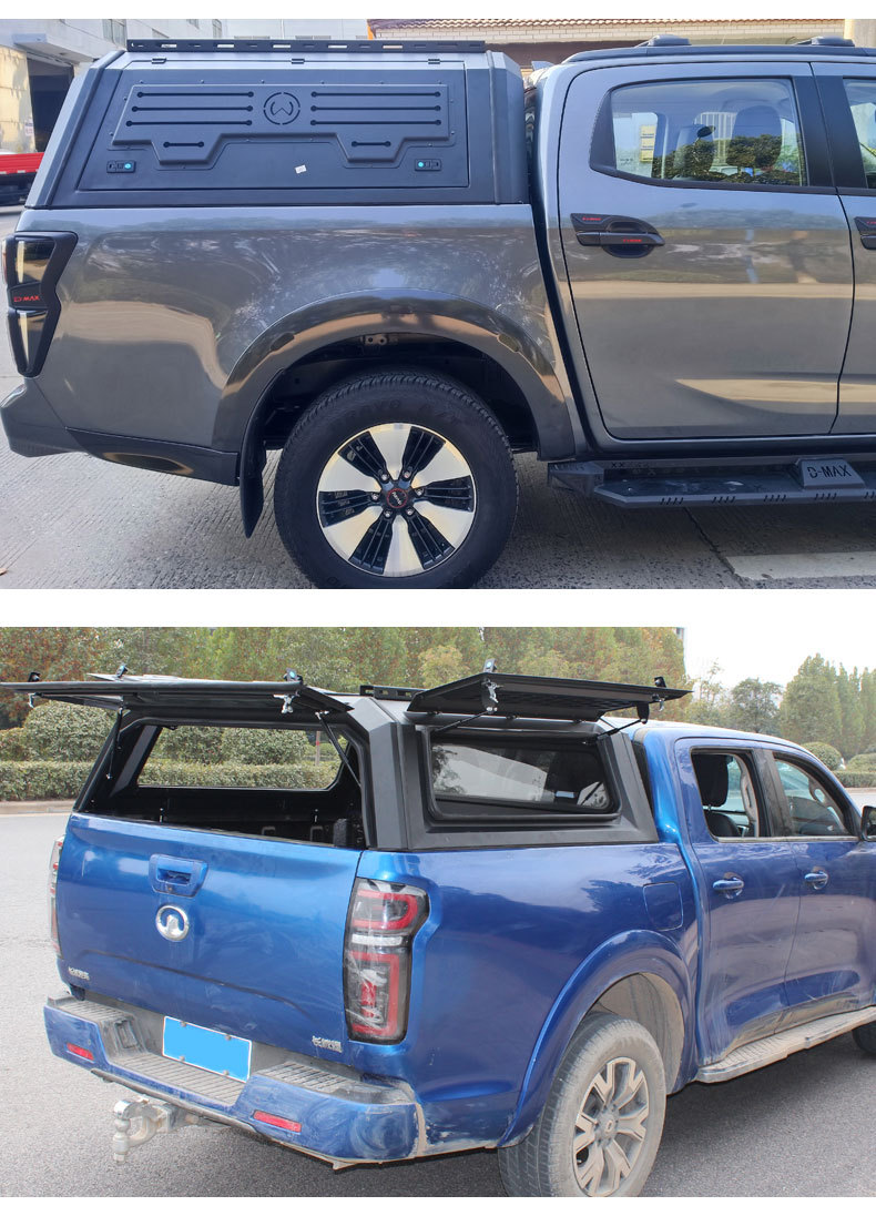 适用长城炮后箱盖商用版乘用版越野版全封三开门货箱后盖皮卡改装